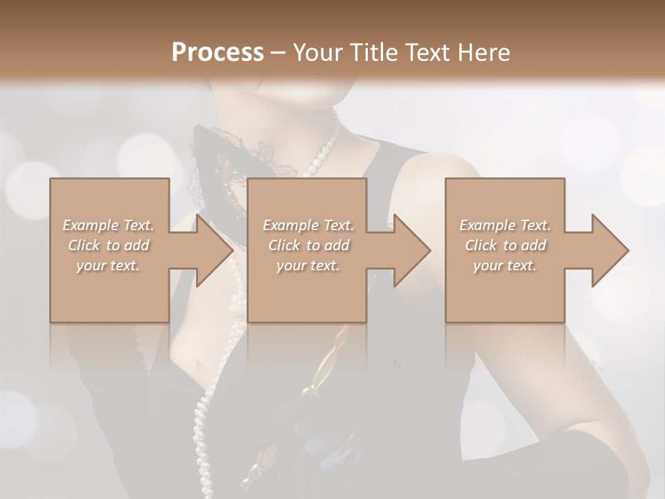 Art Old Girl PowerPoint Template