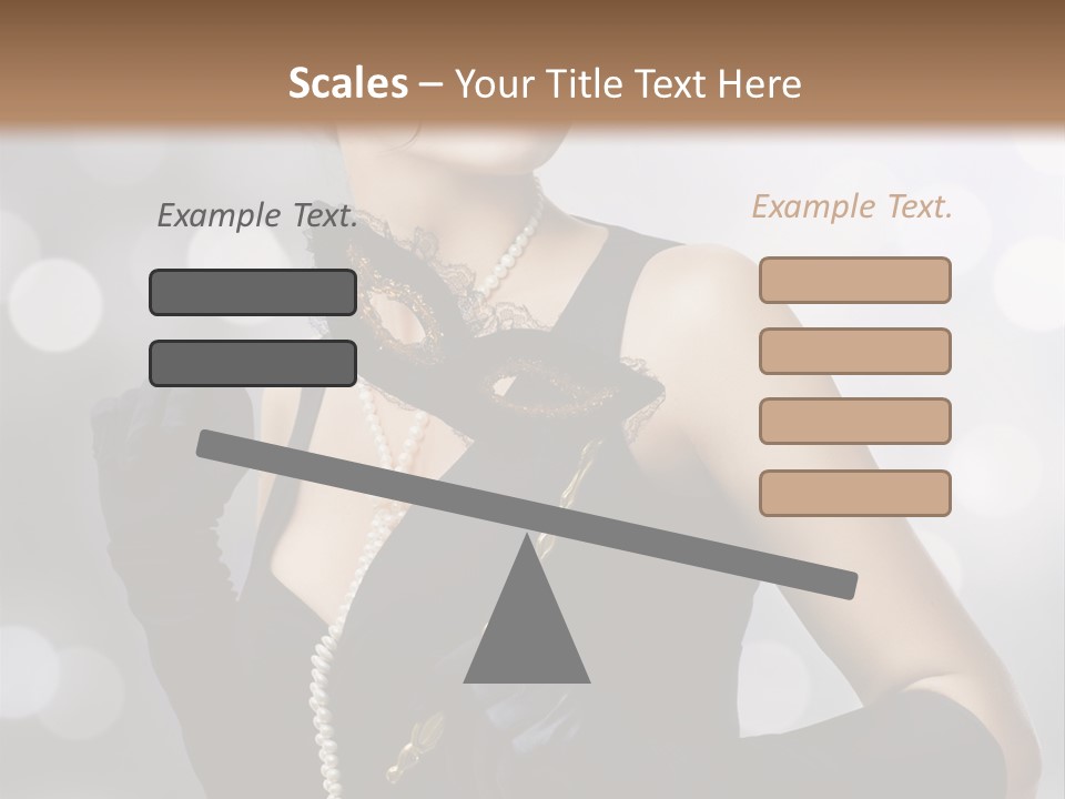 Art Old Girl PowerPoint Template