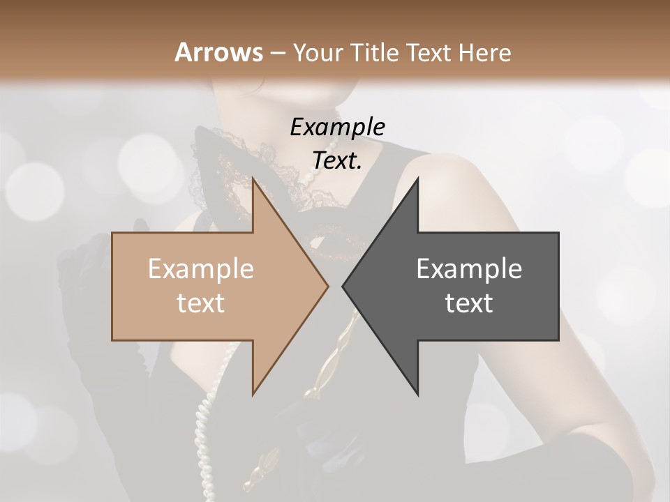 Art Old Girl PowerPoint Template