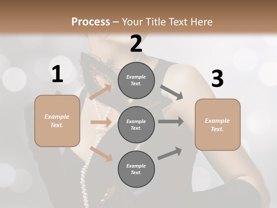 Art Old Girl PowerPoint Template