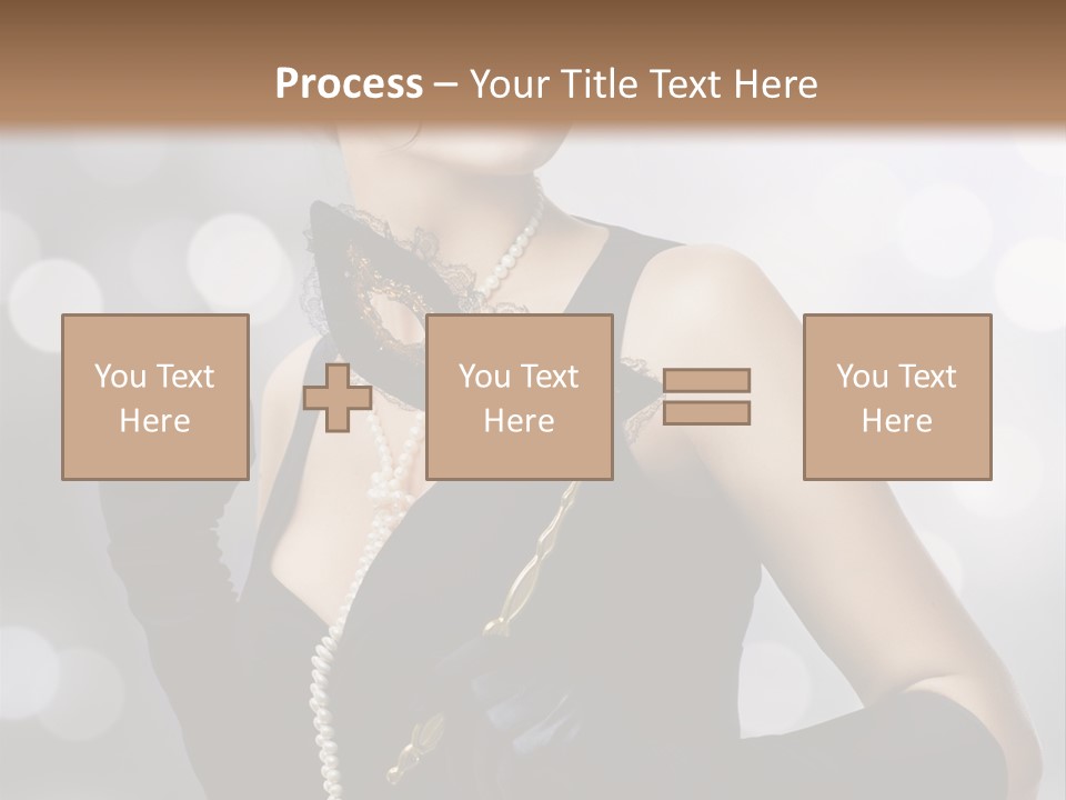 Art Old Girl PowerPoint Template