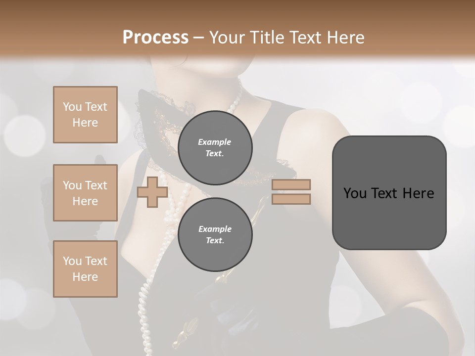 Art Old Girl PowerPoint Template