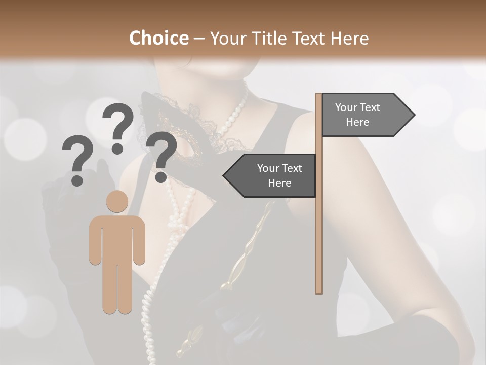 Art Old Girl PowerPoint Template