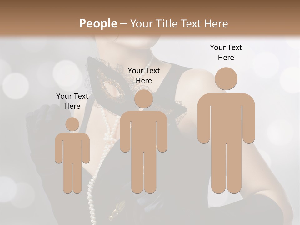 Art Old Girl PowerPoint Template