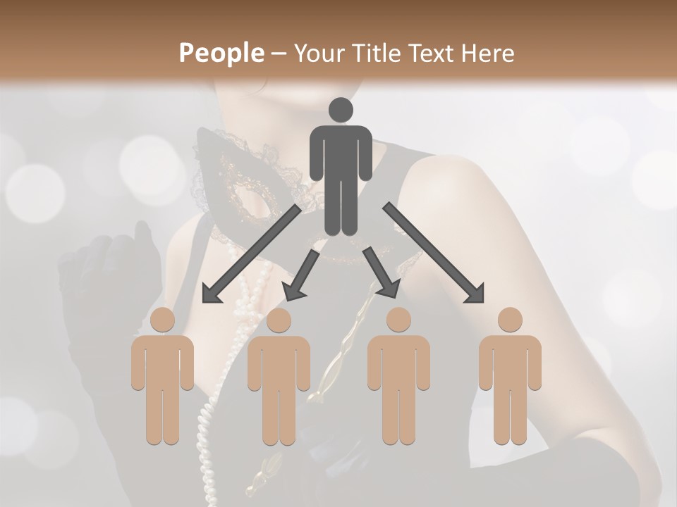 Art Old Girl PowerPoint Template