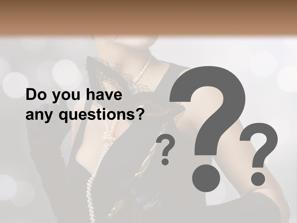 Art Old Girl PowerPoint Template