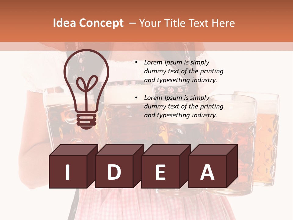 Lachen Brunett Alkohol PowerPoint Template