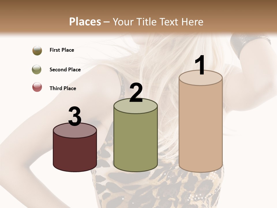 Healthy Lady Woman PowerPoint Template