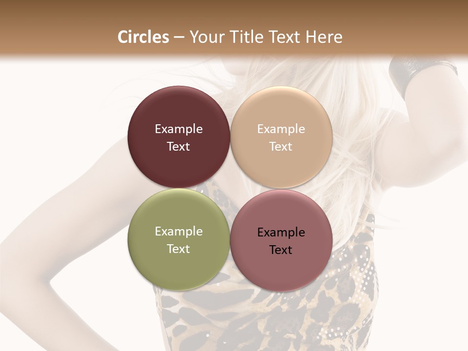 Healthy Lady Woman PowerPoint Template