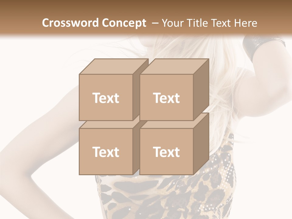 Healthy Lady Woman PowerPoint Template