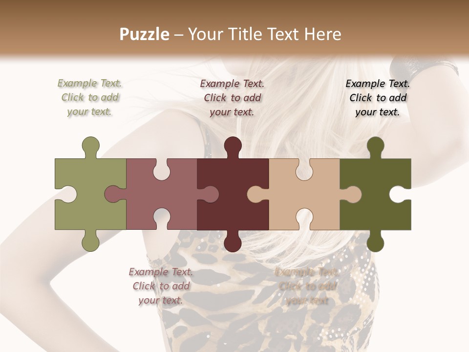 Healthy Lady Woman PowerPoint Template