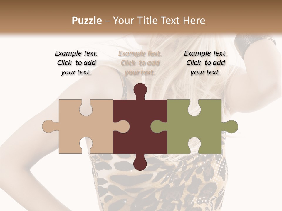 Healthy Lady Woman PowerPoint Template