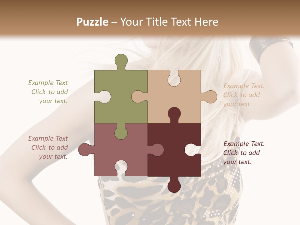 Healthy Lady Woman PowerPoint Template