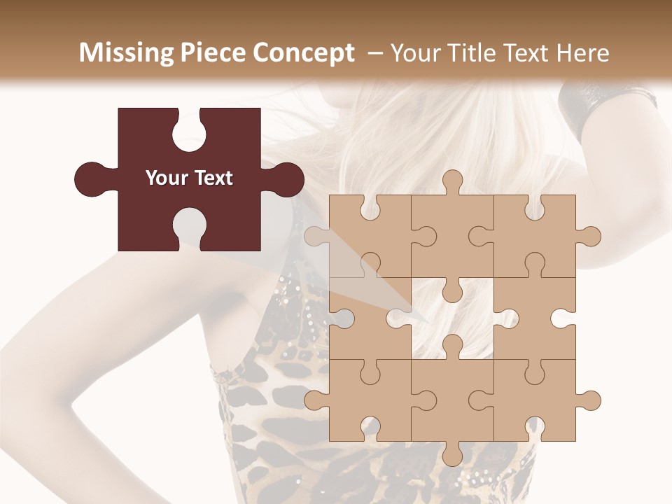 Healthy Lady Woman PowerPoint Template