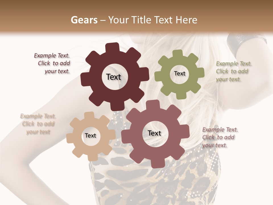 Healthy Lady Woman PowerPoint Template