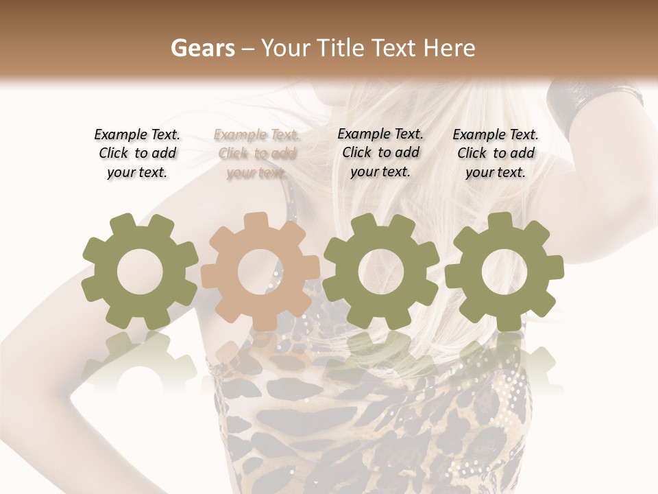 Healthy Lady Woman PowerPoint Template