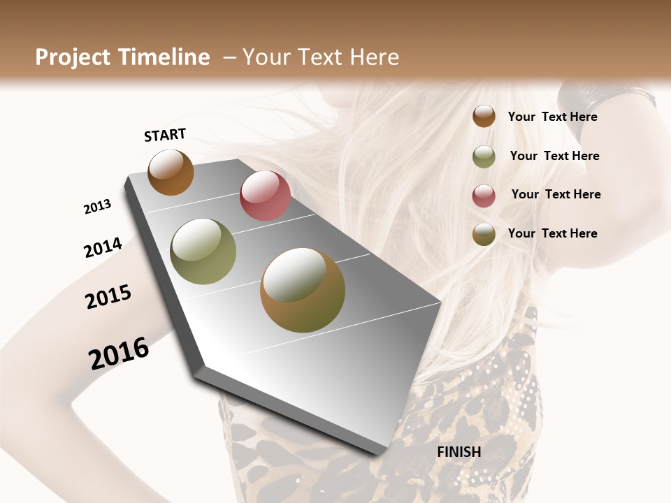 Healthy Lady Woman PowerPoint Template