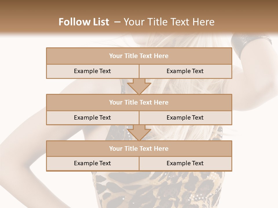 Healthy Lady Woman PowerPoint Template