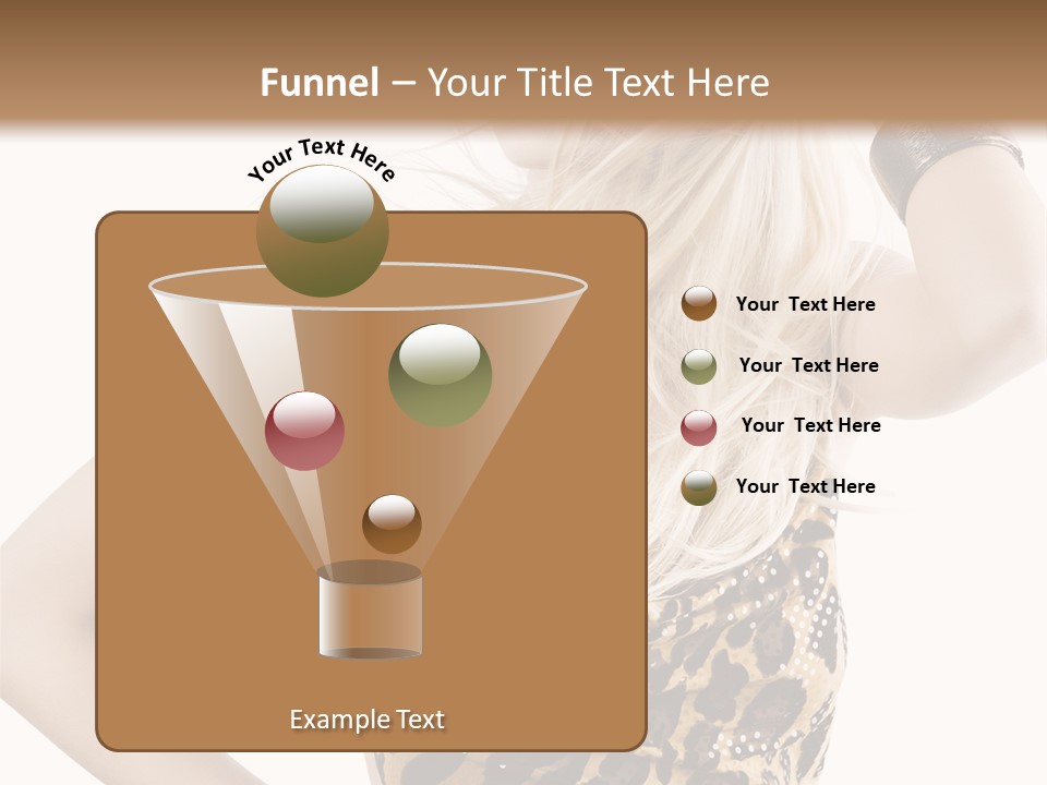 Healthy Lady Woman PowerPoint Template