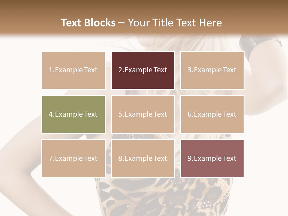 Healthy Lady Woman PowerPoint Template