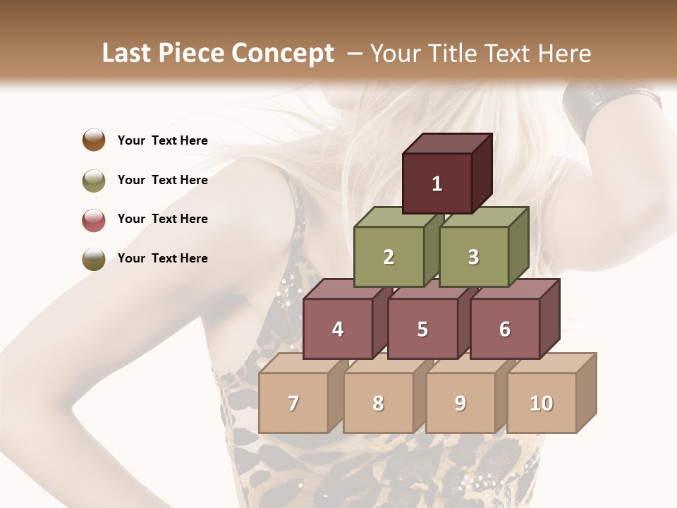 Healthy Lady Woman PowerPoint Template