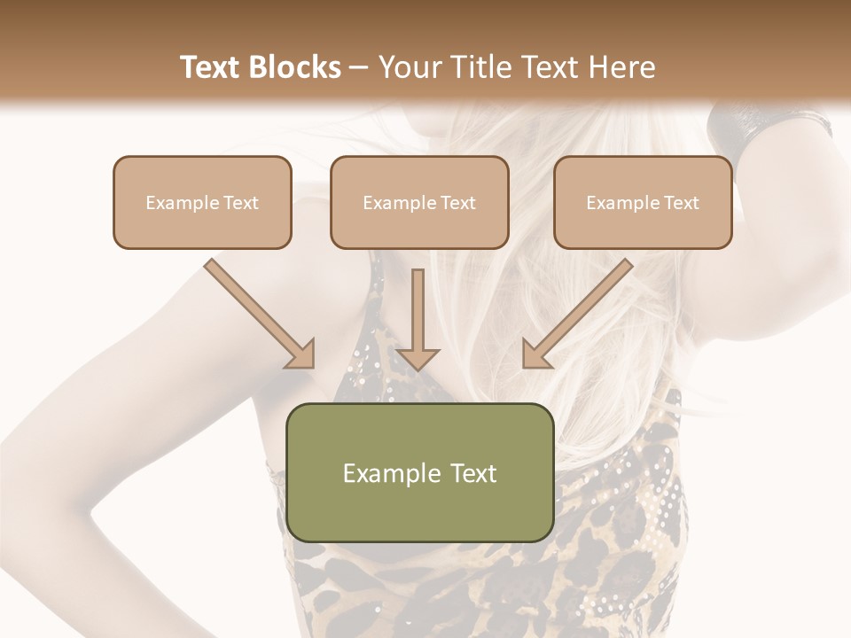 Healthy Lady Woman PowerPoint Template