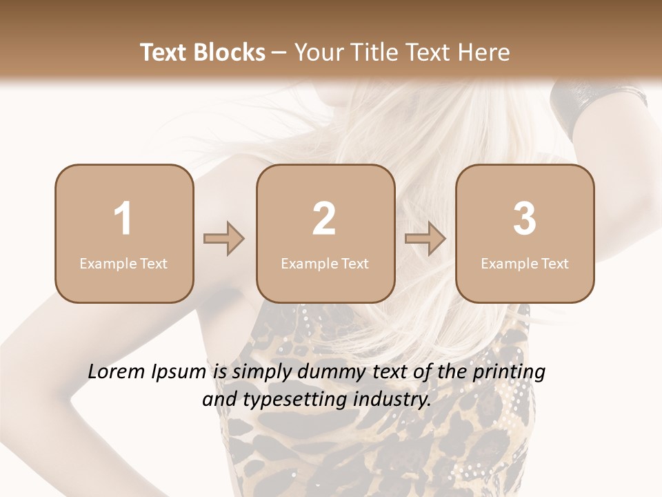 Healthy Lady Woman PowerPoint Template