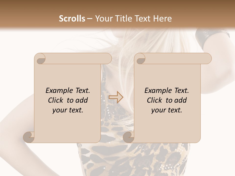 Healthy Lady Woman PowerPoint Template