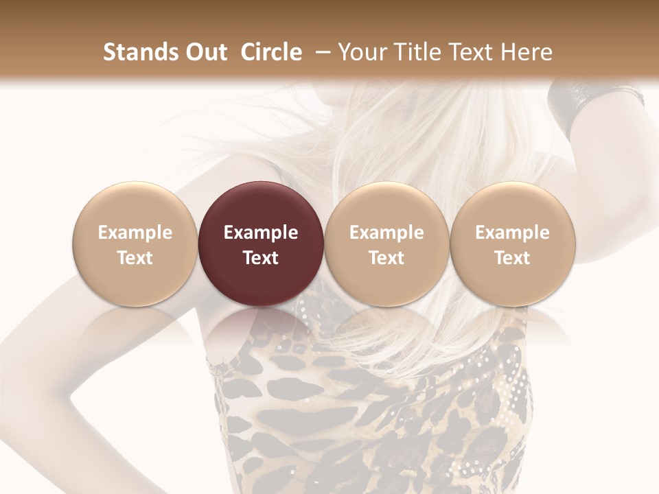 Healthy Lady Woman PowerPoint Template