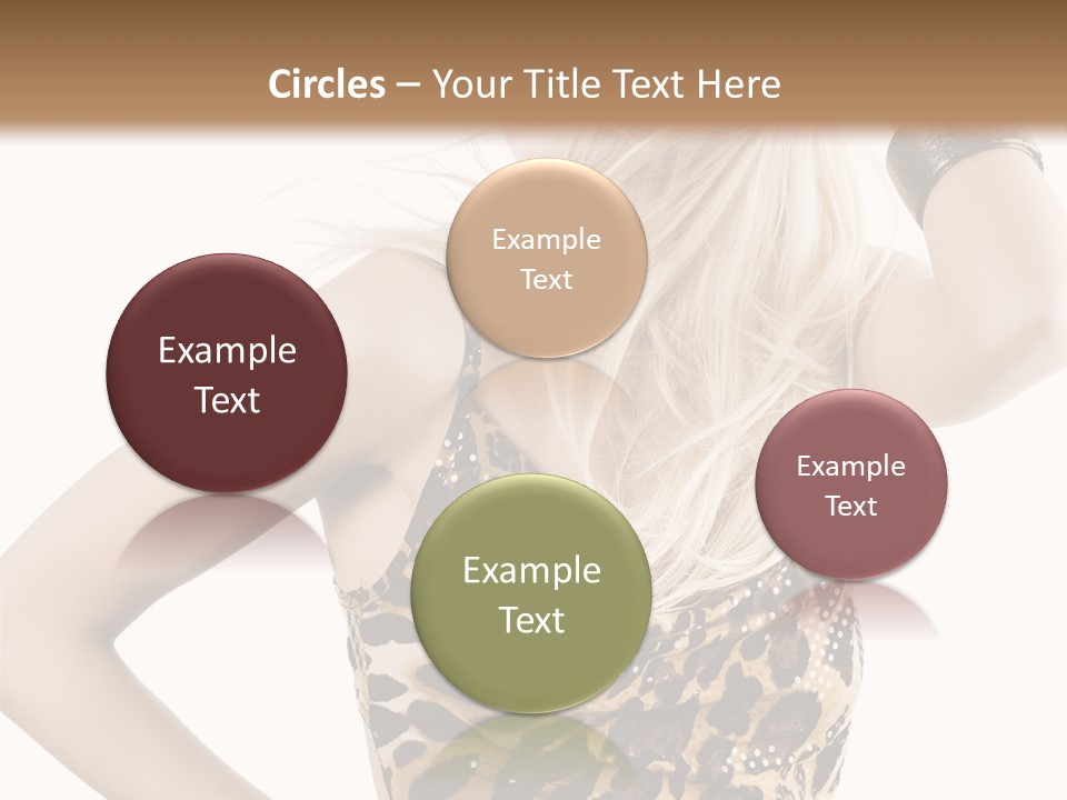 Healthy Lady Woman PowerPoint Template