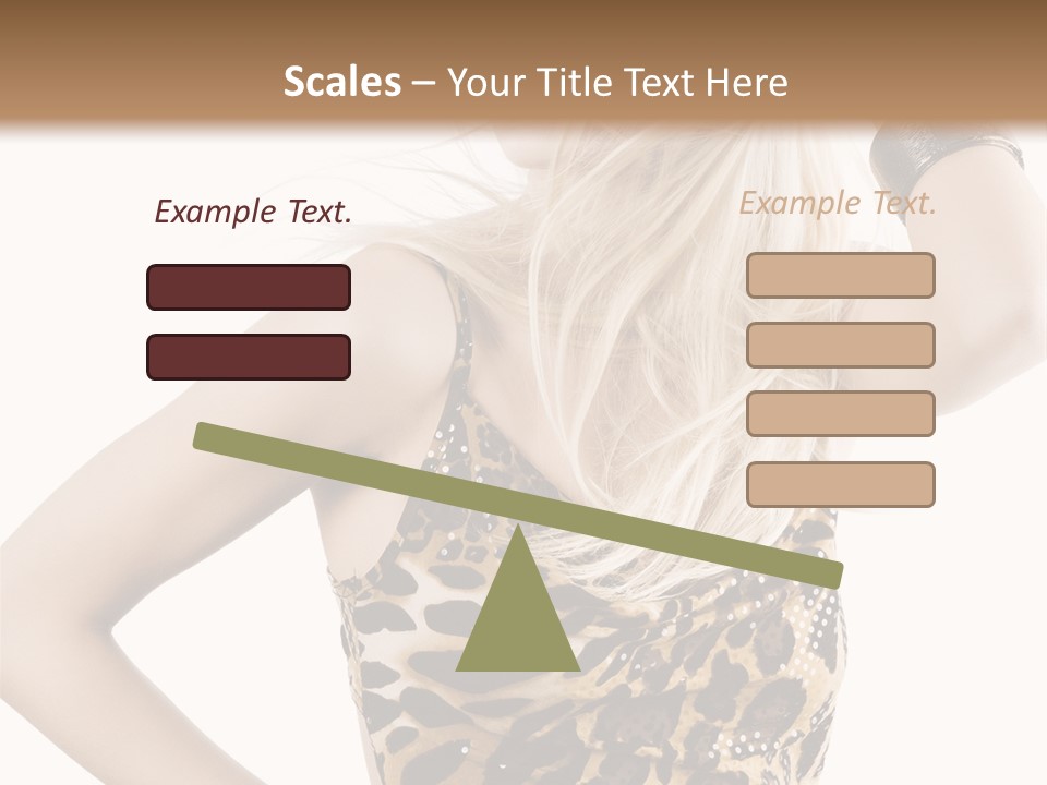 Healthy Lady Woman PowerPoint Template