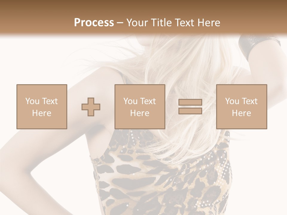 Healthy Lady Woman PowerPoint Template