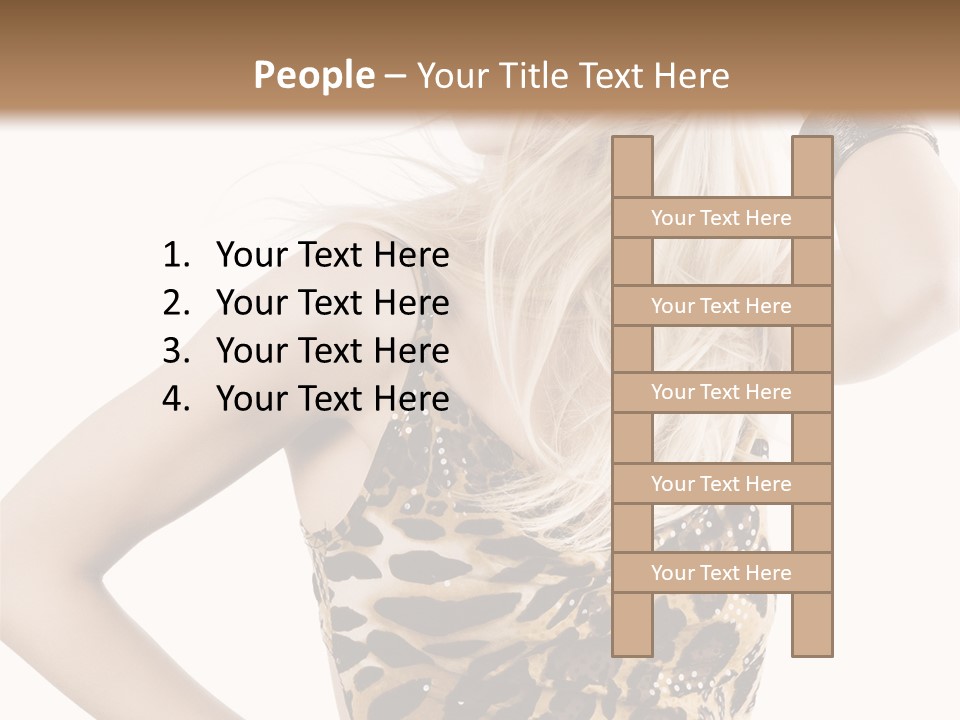 Healthy Lady Woman PowerPoint Template
