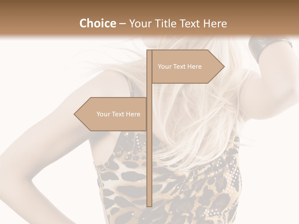 Healthy Lady Woman PowerPoint Template