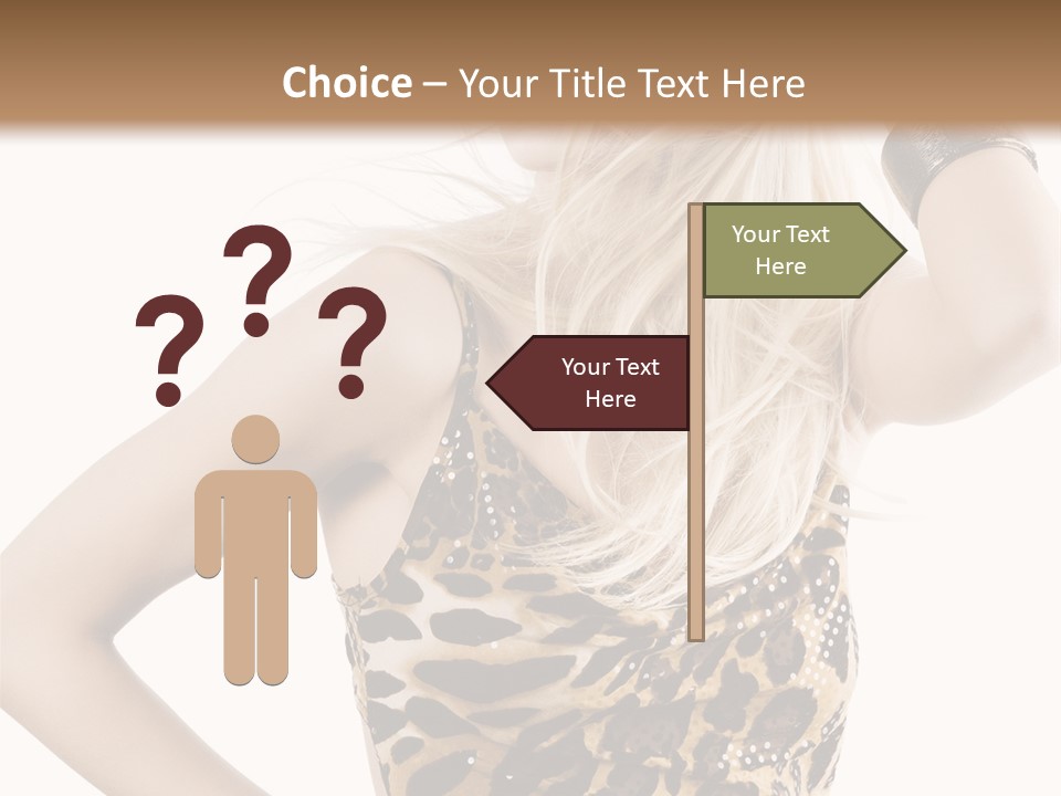 Healthy Lady Woman PowerPoint Template