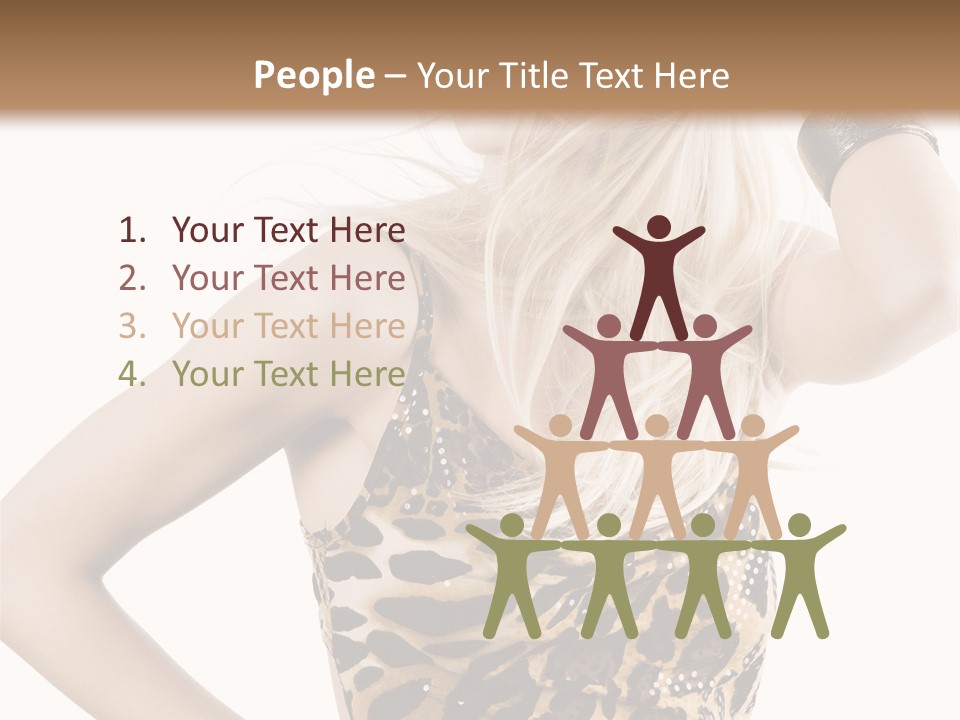 Healthy Lady Woman PowerPoint Template