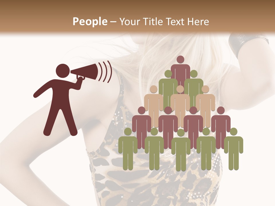 Healthy Lady Woman PowerPoint Template