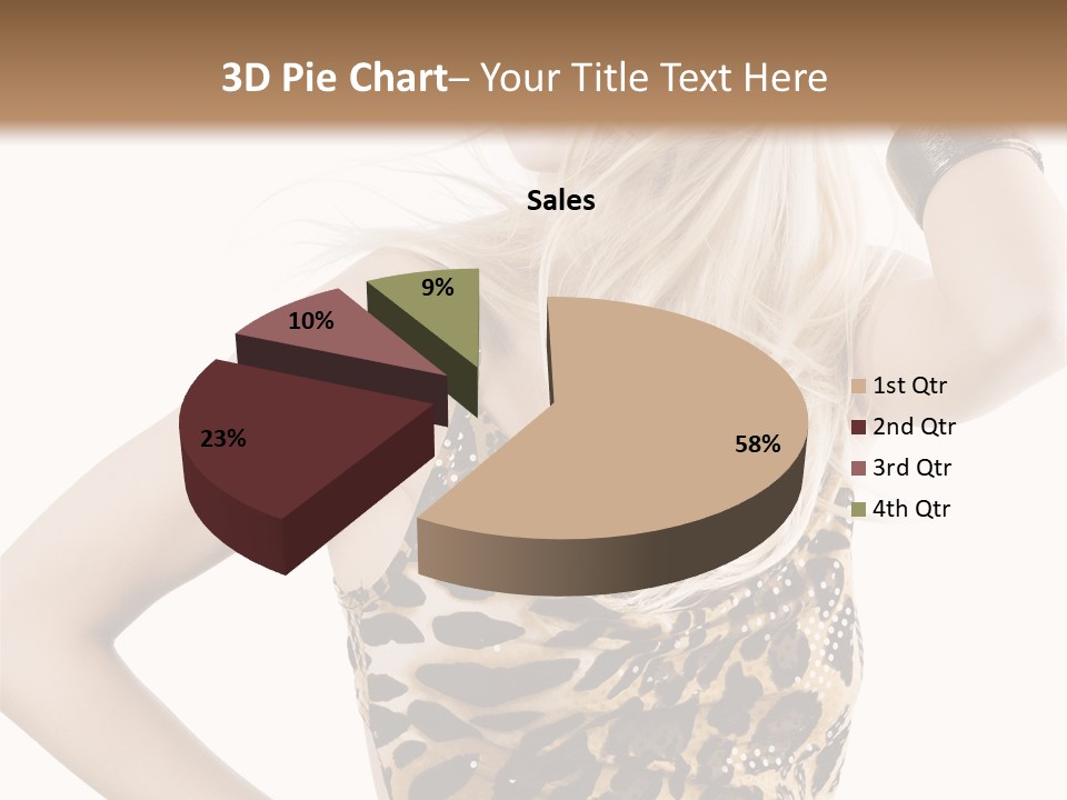 Healthy Lady Woman PowerPoint Template