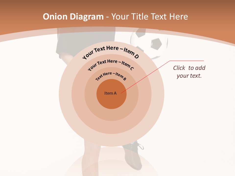 Caucasian Athlete Happy PowerPoint Template