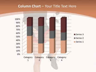 Caucasian Athlete Happy PowerPoint Template