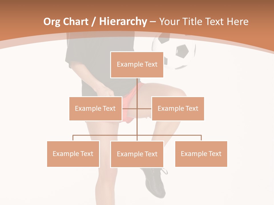 Caucasian Athlete Happy PowerPoint Template