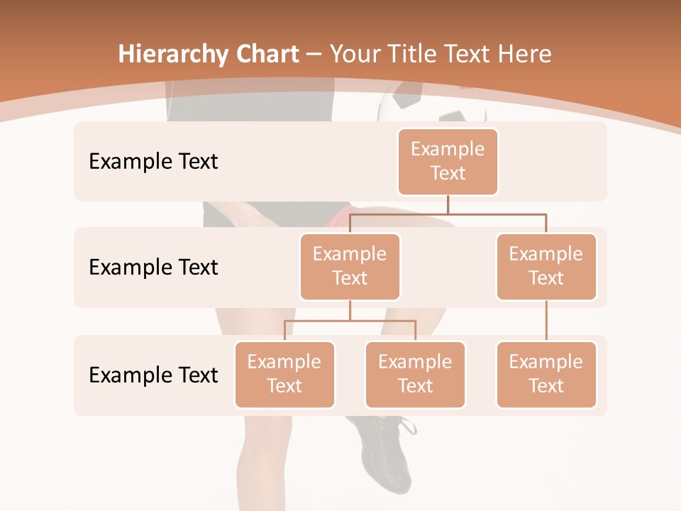 Caucasian Athlete Happy PowerPoint Template