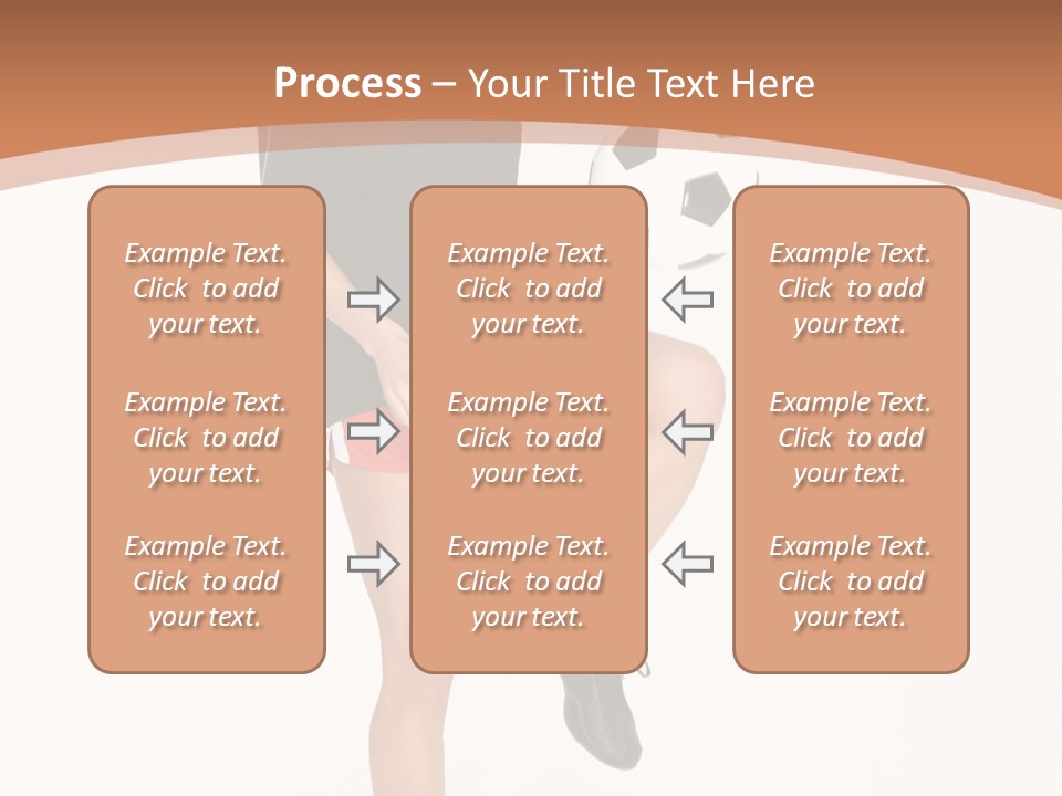 Caucasian Athlete Happy PowerPoint Template