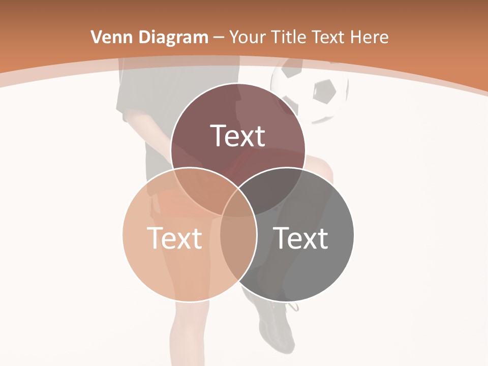 Caucasian Athlete Happy PowerPoint Template