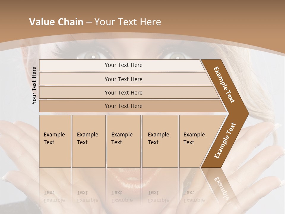 Facial Beautiful Girl PowerPoint Template