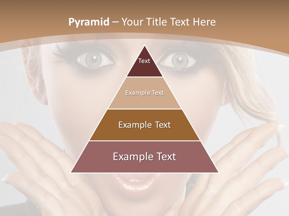 Facial Beautiful Girl PowerPoint Template