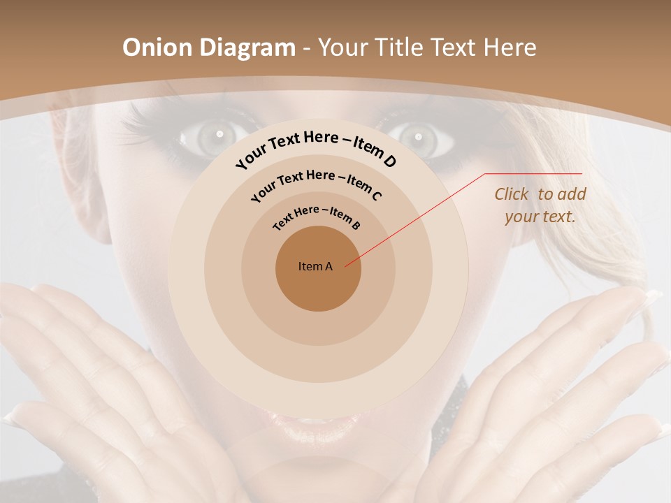 Facial Beautiful Girl PowerPoint Template