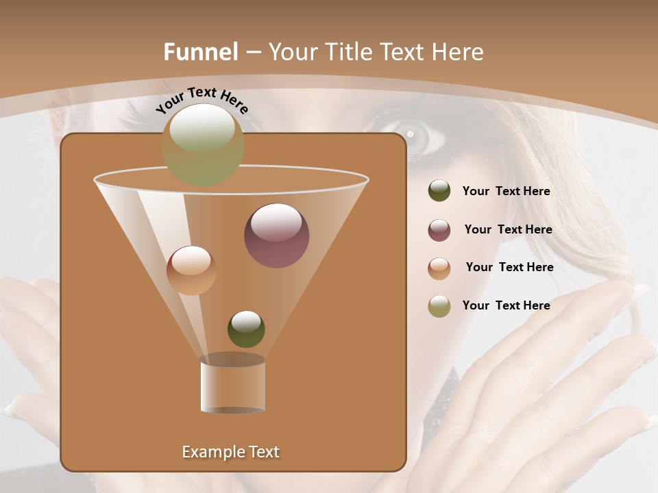 Facial Beautiful Girl PowerPoint Template