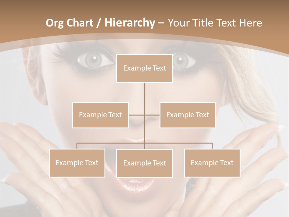 Facial Beautiful Girl PowerPoint Template