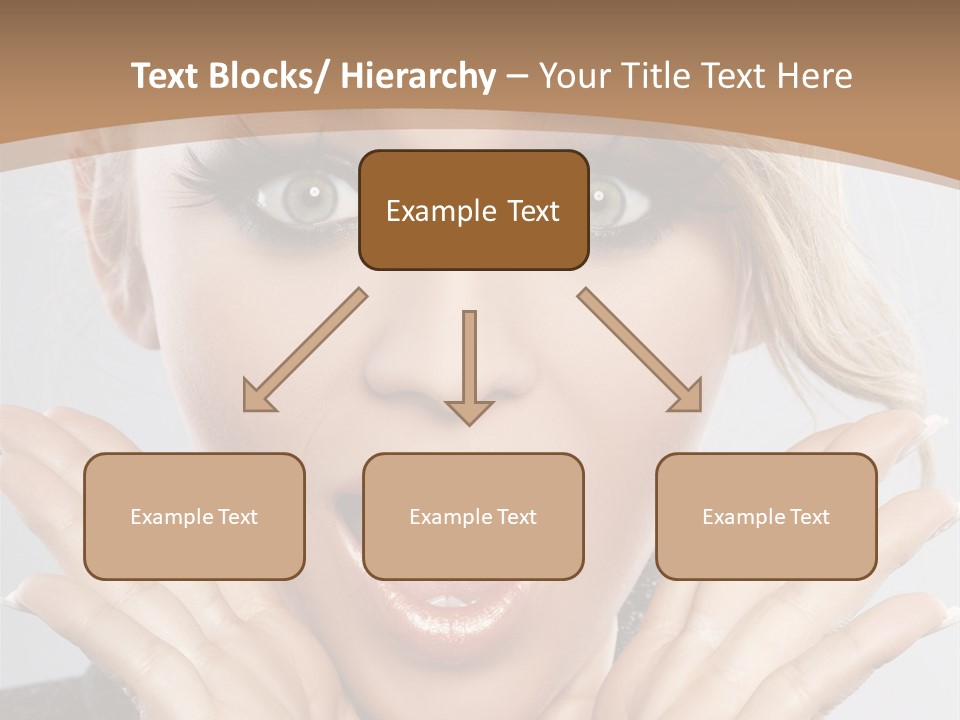 Facial Beautiful Girl PowerPoint Template